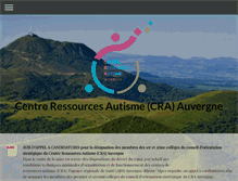 Tablet Screenshot of cra-auvergne.com